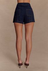 Meadow Denim Shorts - Indigo Blue